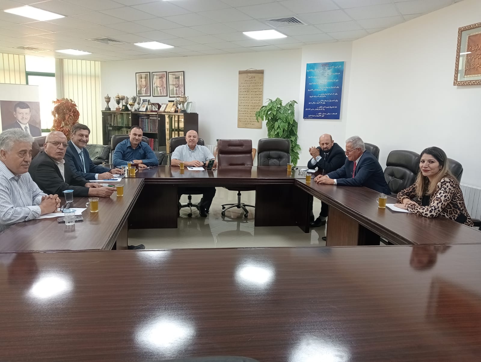 اجتماع هيئة المستشارين في كلية الأعمال