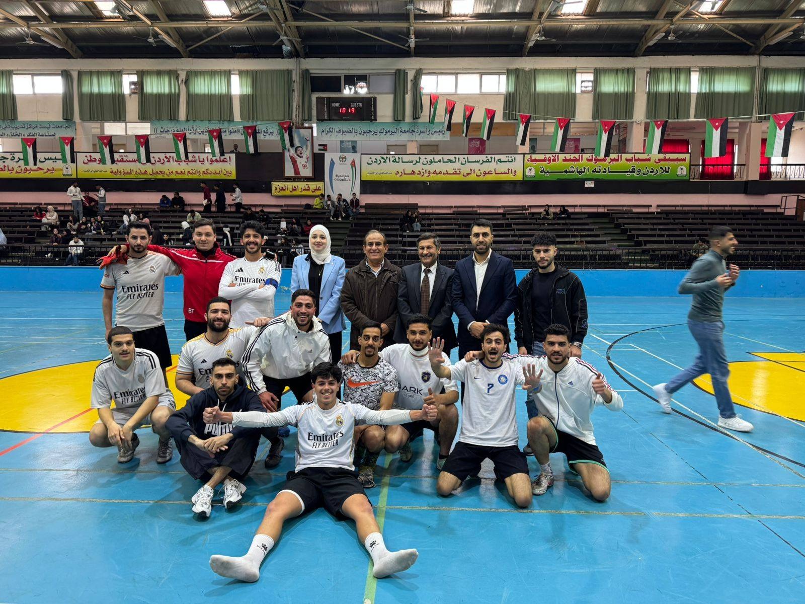 فوز فريق كلية الاعمال في بطولة كرة القدم للكليات في الجامعة