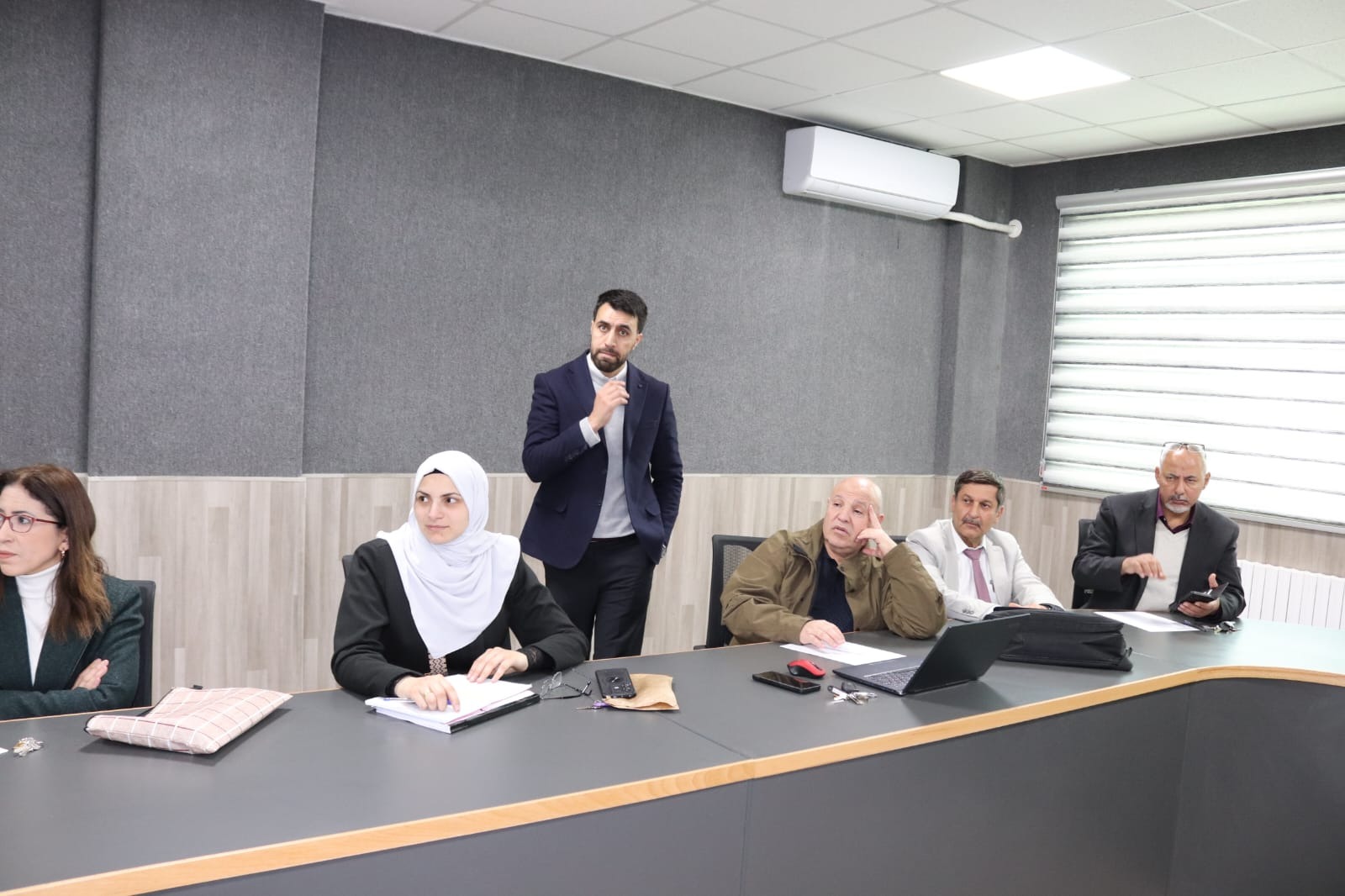 ورشة في كلية الاعمال 